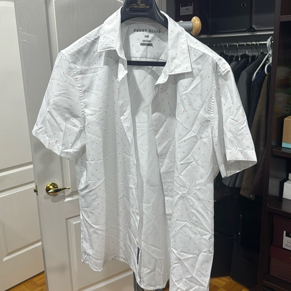 Perry ellis casual button down mens large - Picture 1 of 3